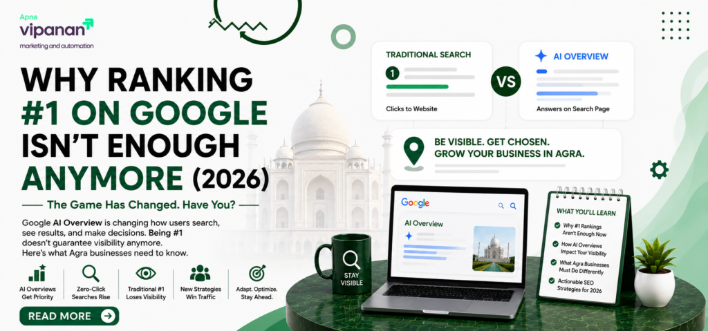 Why Ranking #1 on Google Isn’t Enough Anymore (2026)