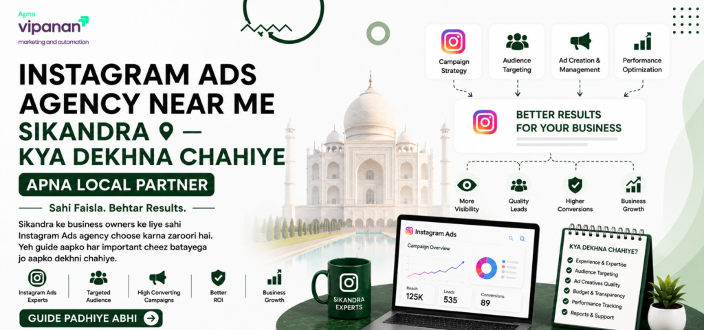 Instagram Ads Agency Near Me Sikandra — Kya Dekhna Chahiye